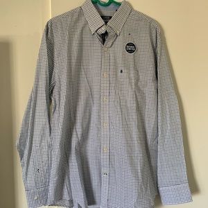 Men’s IZOD Natural Stretch Collar Shirt - Medium